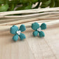Berry Blossom Clay Stud Earrings