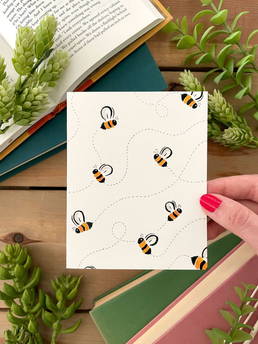 Busy Bee Card Set with Envelopes