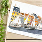 Copenhagen (Denmark) 8x10 Watercolor Print - Lilyvine Design