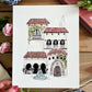 Spanish Hacienda 8x10 Watercolor Print - Lilyvine Design