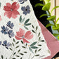 Floral Watercolor Original 5x7 Painting on Cotton Rag Paper - Lilyvine Design