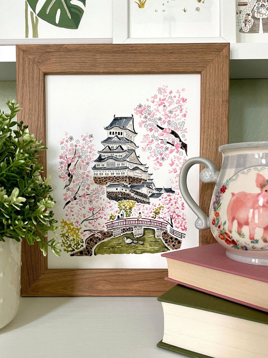 Tokyo (Japan) 8x10 Watercolor Print - Lilyvine Design