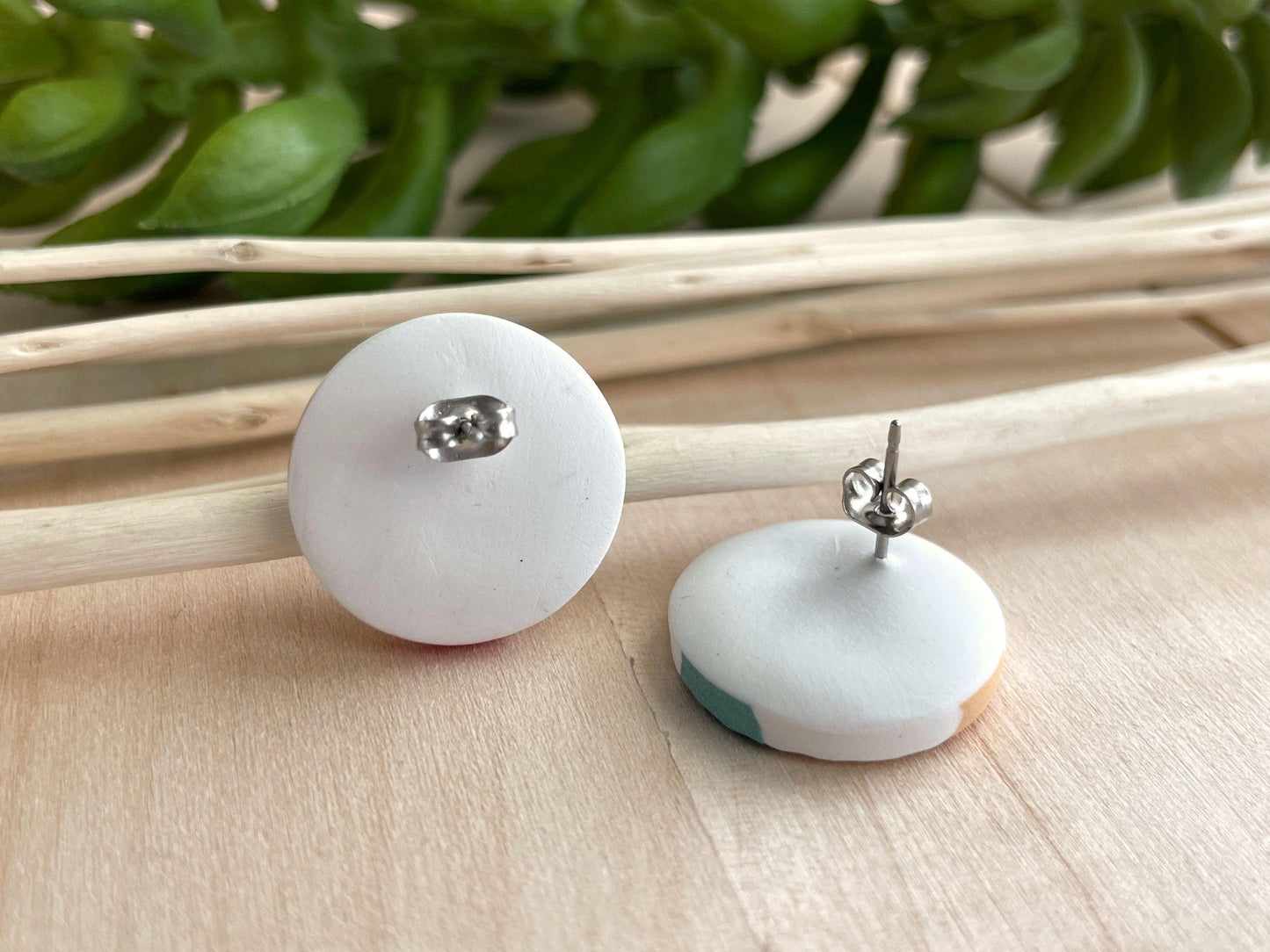 La-Di-Dottie Clay Earrings - Lilyvine Design