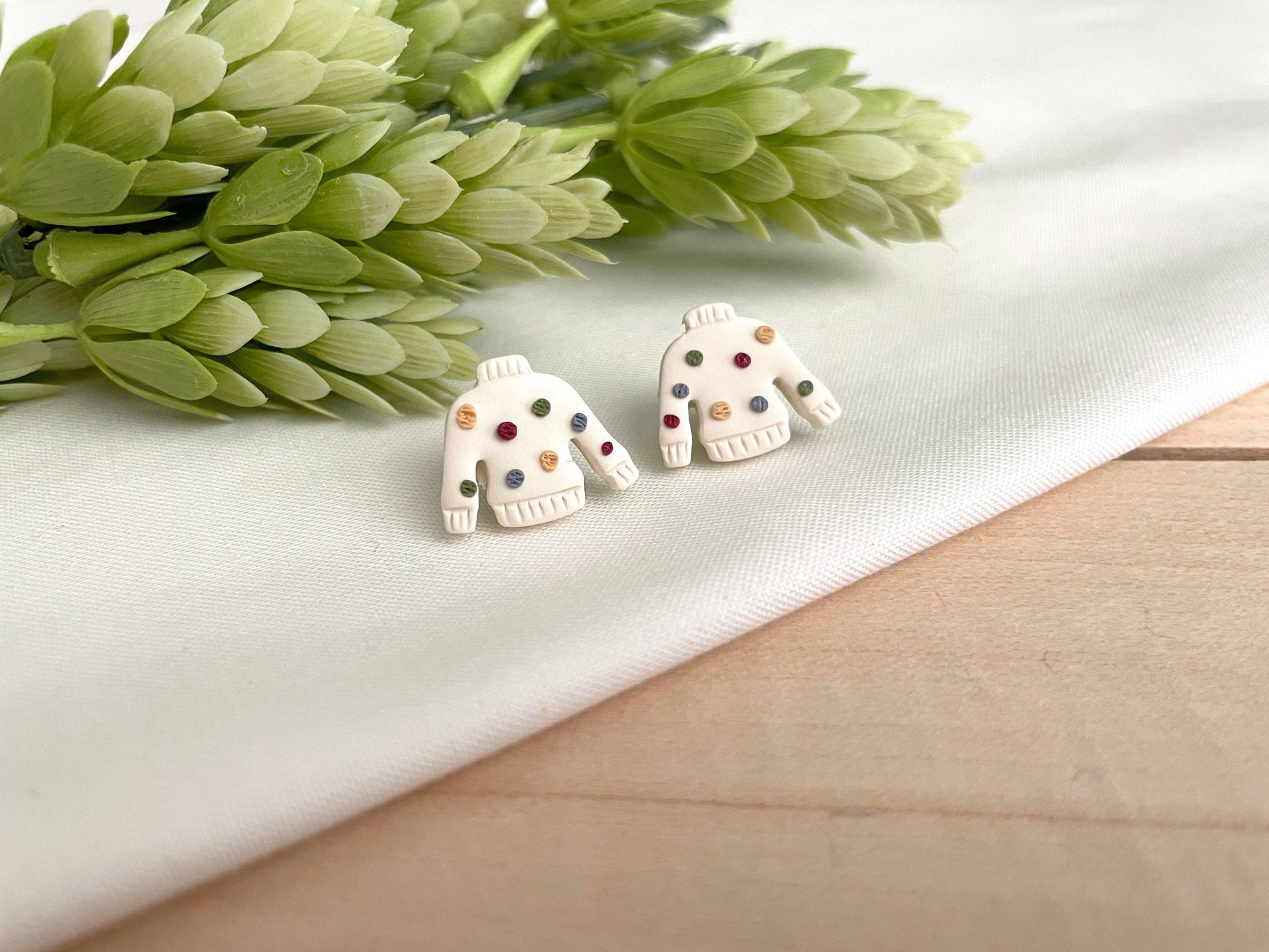 Clay Earring Stud Pack (Three Pairs) - Lilyvine Design