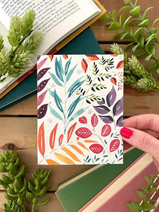 Botanical Card Set with Envelopes