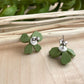 Kiwi Blossom Clay Stud Earrings