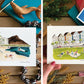 Set of 5 | 5x7 City Watercolor Prints - Lilyvine Design