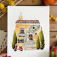 Italian Villa 8x10 Watercolor Print - Lilyvine Design