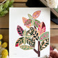 Croton 8x10 Gouache Print - Lilyvine Design