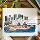 Sydney (Australia) 8x10 Watercolor Print - Lilyvine Design