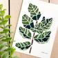 Fiddle Leaf 5x7 Gouache Print - Lilyvine Design