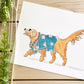 Golden Retriever 8x10 Watercolor Print - Lilyvine Design