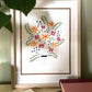 Floral Gouache Original 9x12 Painting - Lilyvine Design