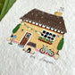 Cottage Gouache Original 5x7 Painting on Cotton Rag Paper - Lilyvine Design