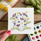 Set of 3 | Floral Watercolor Original 4x4 Paintings - Lilyvine Design